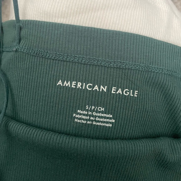 Green and white American eagle crop top bundle - Picture 2 of 4